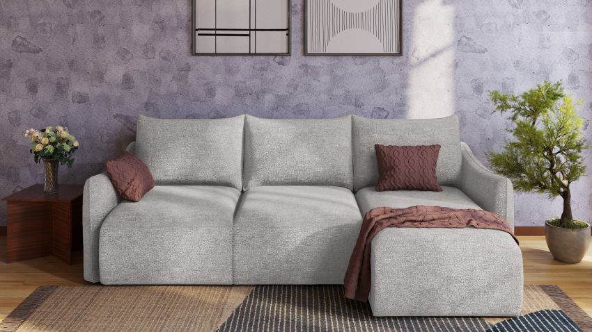 Tranquil Motorized Touch-Operated Fabric Recliner Sofa with USB Charging